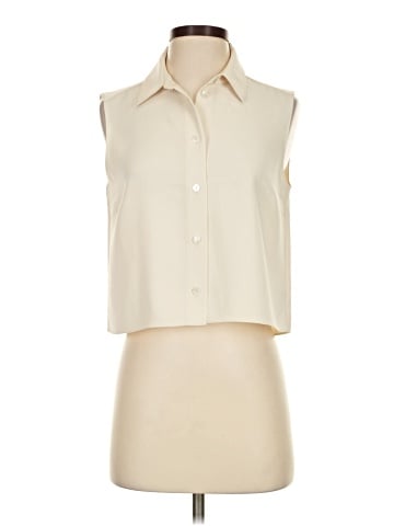 Theory Sleeveless Button-Down Shirt (view 1)