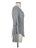 Chaser 100% Viscose Gray Long Sleeve Top Size S - photo 4