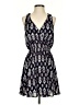 Lush 100% Polyester Paisley Blue Casual Dress Size S - photo 1