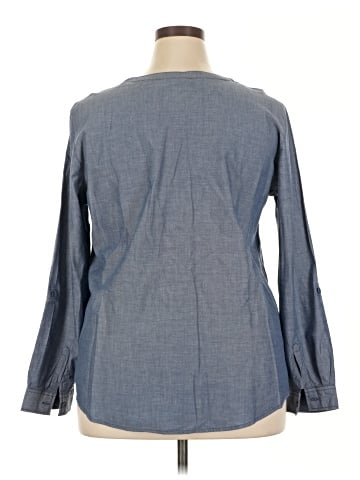 Faded Glory Long Sleeve Blouse (view 2)
