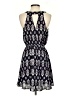 Lush 100% Polyester Paisley Blue Casual Dress Size S - photo 2