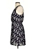 Lush 100% Polyester Paisley Blue Casual Dress Size S - photo 5