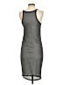 Bongo 100% Polyester Gray Casual Dress Size S - photo 2