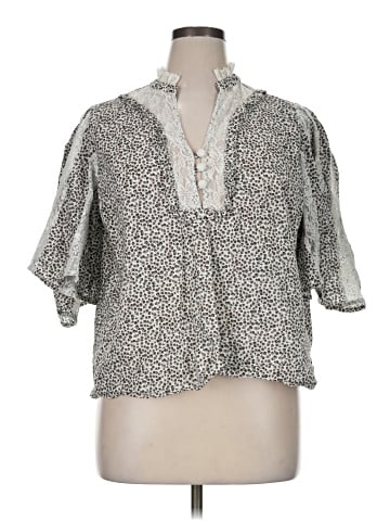 Anthropologie 3/4 Sleeve Blouse (view 1)