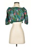 Fabindia 100% Cotton Green 3/4 Sleeve Blouse Size XS - photo 1
