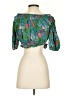 Fabindia 100% Cotton Green 3/4 Sleeve Blouse Size XS - photo 2