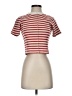 Assorted Brands Stripes Red Short Sleeve Turtleneck Size XS (estimated) - photo 1