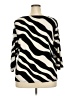Dana Buchman Animal Print Ivory 3/4 Sleeve Blouse Size 2X - photo 2