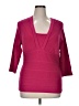 Venini Pink 3/4 Sleeve Top Size XL - photo 1