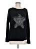 Repeat Cashmere 100% Cashmere Polka Dots Black Cashmere Pullover Sweater Size M - photo 1
