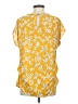 Papermoon Yellow Short Sleeve Blouse Size SmEstimated - photo 2