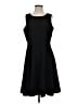 Calvin Klein Solid Black Cocktail Dress Size S (estimated) - photo 1