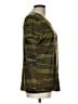 ALTERNATIVE Camo Green Short Sleeve Top Size L - photo 4