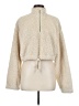 Topshop 100% Polyester Ivory Faux Fur Jacket Size 6 - photo 1