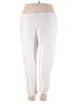 Eileen Fisher Solid White Casual Pants Size 1X - photo 2