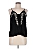 LUQ 100% Rayon Black Sleeveless Blouse Size M - photo 1
