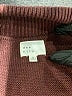 Dee Elly Burgundy Poncho Size M - photo 7