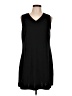 BYRIVER Solid Black Casual Dress Size L - photo 1