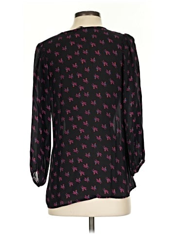 Tucker 3/4 Sleeve Silk Top (view 2)