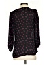 Tucker 100% Silk Black 3/4 Sleeve Silk Top Size S - photo 2