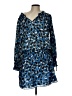 Parker 100% Polyester Blue Casual Dress Size L - photo 1