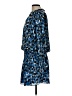 Parker 100% Polyester Blue Casual Dress Size L - photo 5