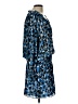 Parker 100% Polyester Blue Casual Dress Size L - photo 4
