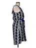 Spiegel 100% Polyester Graphic Blue Casual Dress Size 6 - photo 4