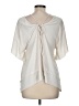 Daytrip Ivory Short Sleeve Blouse Size M - photo 2