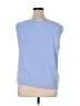 Norma Kamali Blue Sleeveless Blouse Size XL - photo 2