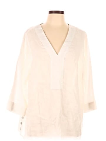 Sigrid Olsen 3/4 Sleeve Blouse (view 1)