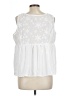Shein 100% Polyester White Sleeveless Blouse Size L - photo 2