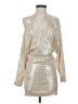 Shein Metallic Silver Cocktail Dress Size 2 - photo 1