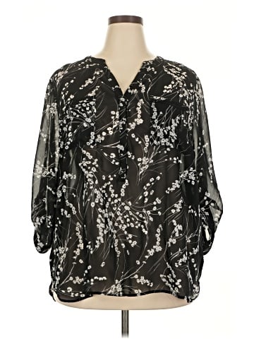 Apt. 9 3/4 Sleeve Blouse (view 1)
