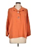 Last Tango 100% Polyester Orange 3/4 Sleeve Blouse Size Lg - XL - photo 1