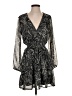 Aqua 100% Polyester Paisley Black Cocktail Dress Size XS - photo 1
