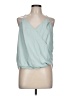 Shein 100% Polyester Teal Sleeveless Blouse Size L - photo 1