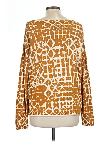 Garnet Hill Long Sleeve Silk Top (view 2)