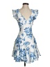 Beach Riot Floral Blue Cocktail Dress Size S - photo 1