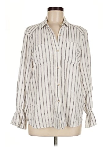 LC Lauren Conrad Long Sleeve Button-Down Shirt (view 1)