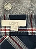 Ann Taylor LOFT Argyle Black Formal Skirt Size 2 - photo 4