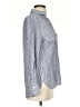 Zara Stripes Blue Long Sleeve Button-Down Shirt Size S - photo 4