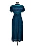 Another Thyme 100% Rayon Teal Casual Dress Size 8 - photo 2