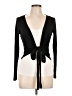 Unbranded 100% Polyester Black Cardigan Size M - photo 1