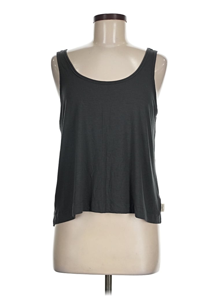 Pre-owned Upwest Tank Top Gray Strapless Neckline Tops