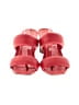 Vionic 100% Leather Color Block Pink Red Sandals Size 6 - photo 2
