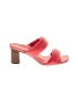 Vionic 100% Leather Color Block Pink Red Sandals Size 6 - photo 1