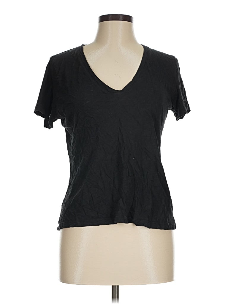 Pre-owned Madewell Short Sleeve T-shirt In Black
