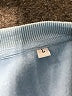 Unbranded Solid Blue Sweatshirt Size L - photo 7