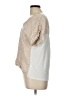 A New Day 100% Rayon Tan Short Sleeve Blouse Size L - photo 5